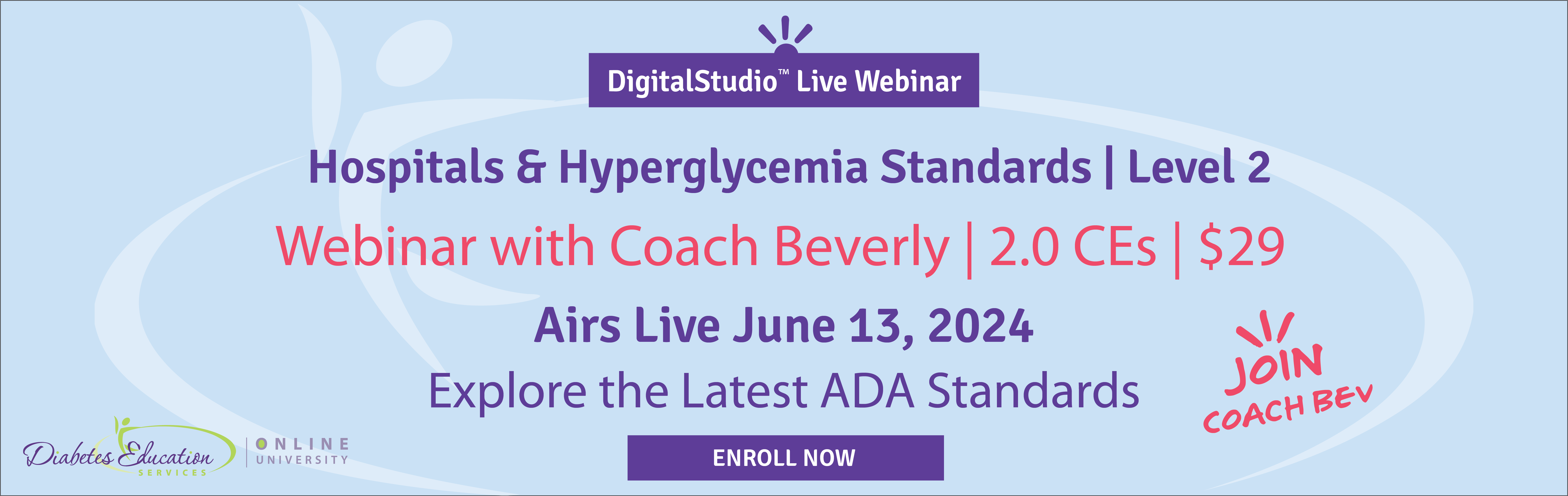 Webinar on Hyperglycemia Standards June 13, 2024