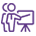 Purple Twitter logo icon