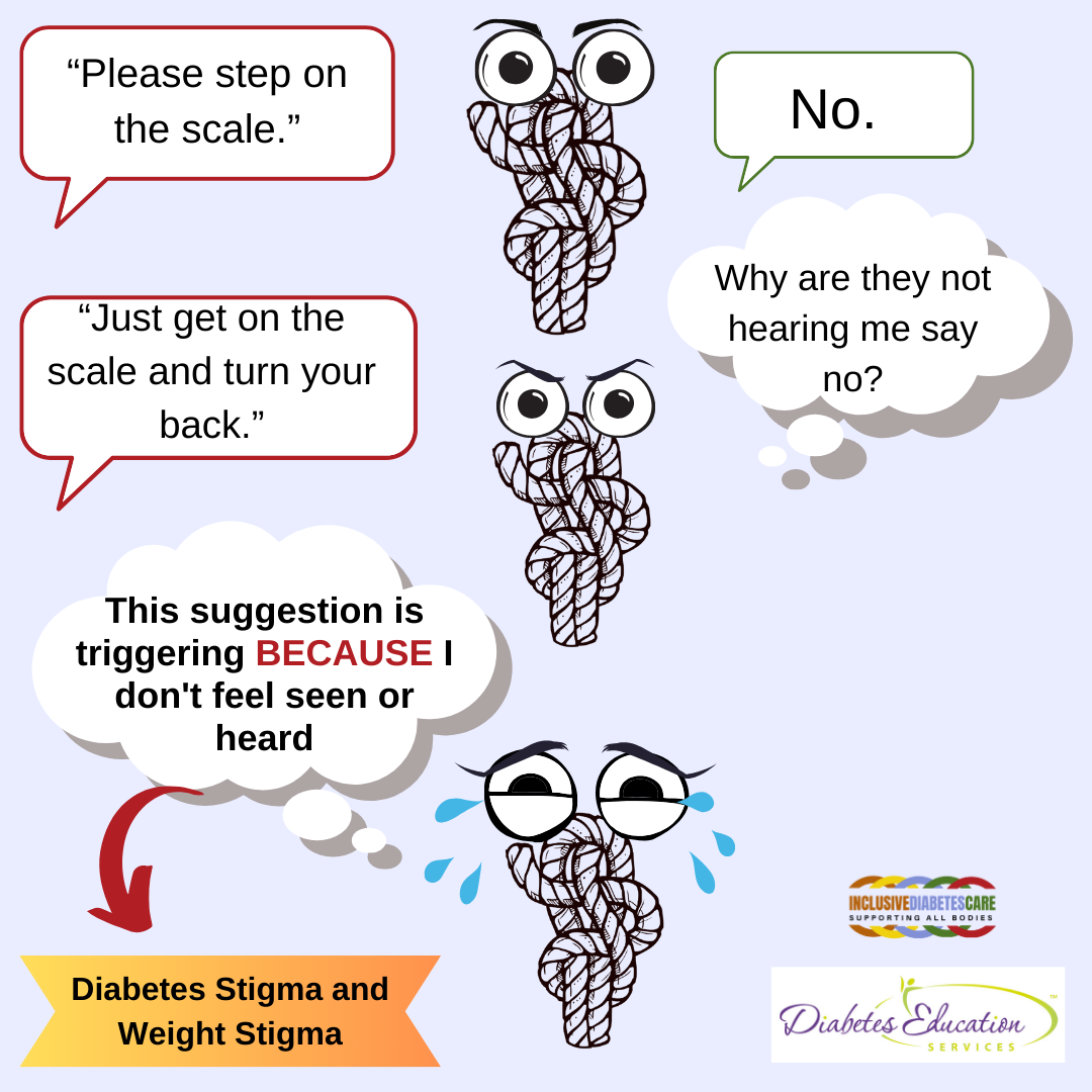 Weight stigma in diabetes care