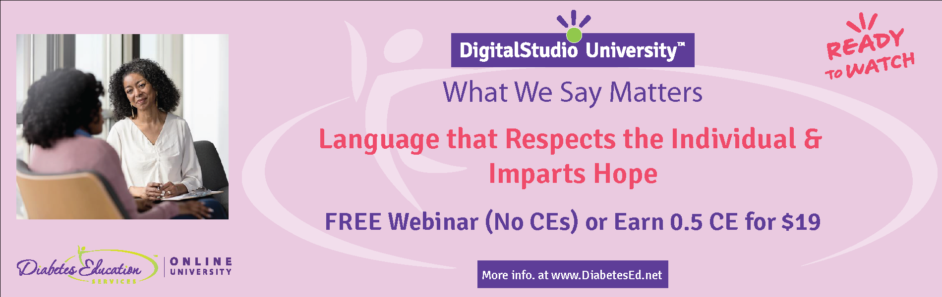 Webinar on respectful language in diabetes education