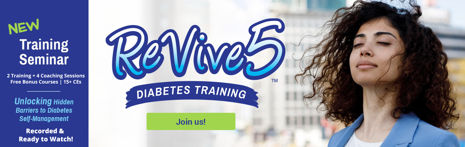 Revive5 diabetes training seminar info