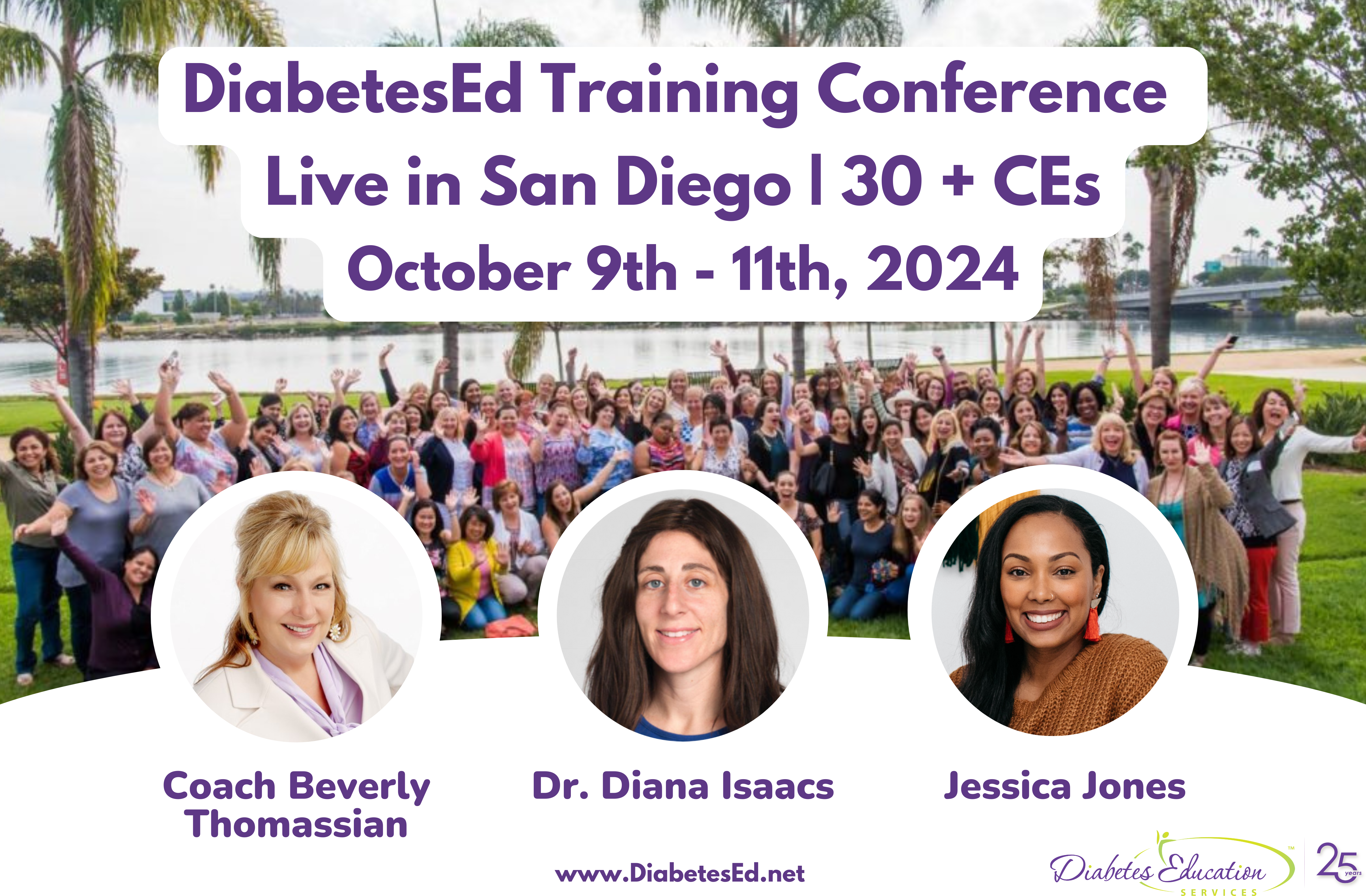 DiabetesEd Training Conference in San Diego, October 2024.