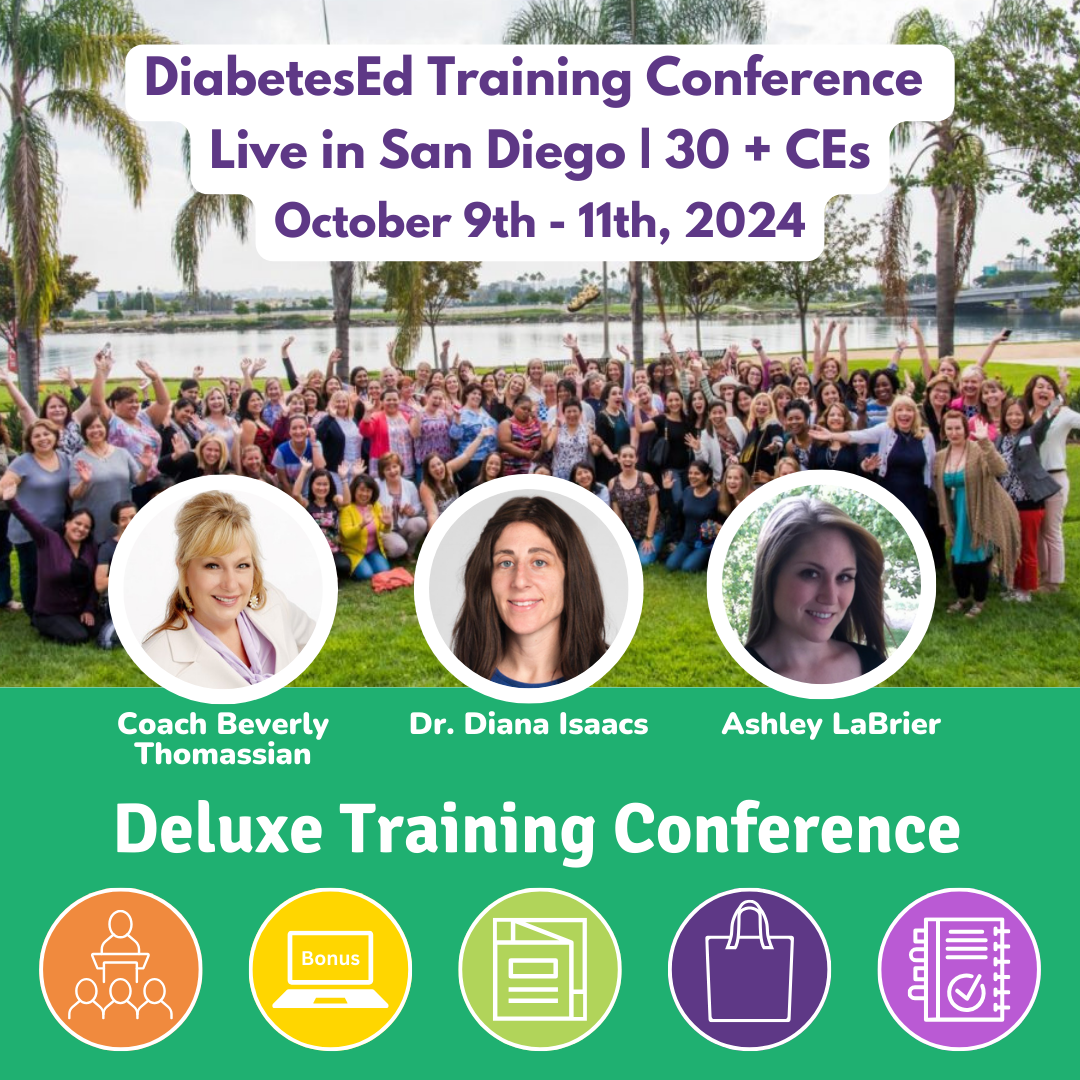 DiabetesEd Training Conference in San Diego, October 9-11, 2024.