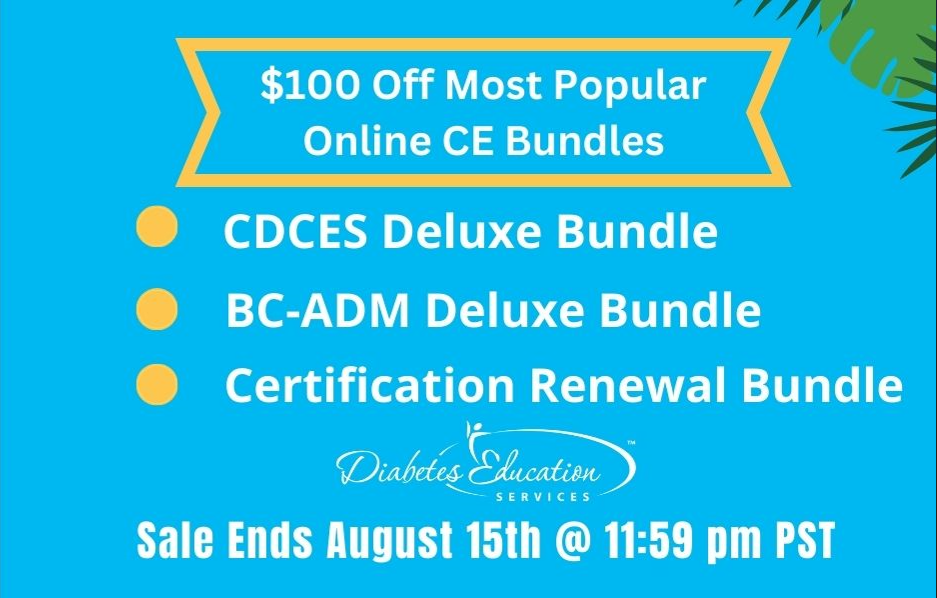 $100 off popular online CE bundles.