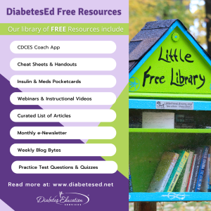 DiabetesEd free resources and Little Free Library photo