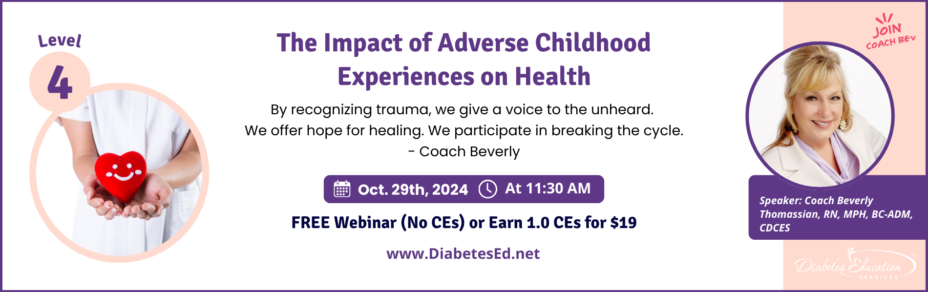 Webinar on Adverse Childhood Experiences' Health Impact